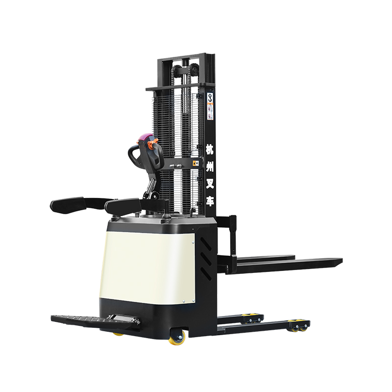 1,5 tuny Stand-on Electric Pallet Stacker Lift 3M